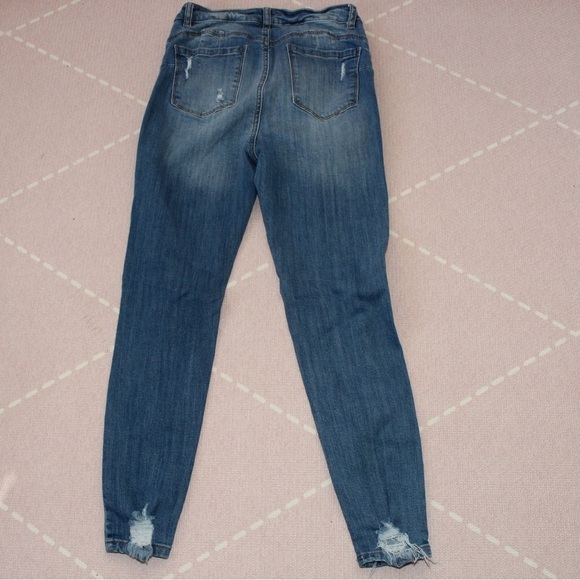 Maverick The Collection Women’s Jeans Size 5/27 Ripped Trendy - Picture 2 of 4